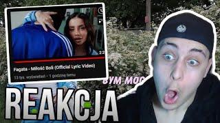 Fagata - Miłość Boli (Official Lyric Video) (REAKCJA!!!)