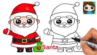 How to Draw Santa Claus  Christmas Art