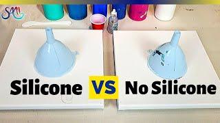 Acrylic Pour Cells: Silicone vs No Silicone - What's the difference for Floetrol Cells?FUNNEL Pour