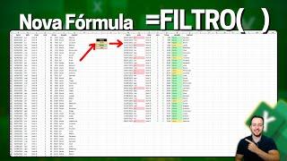 Como usar a Função Filtro no Excel com Exemplos Práticos e Planilha Grátis p/ Download