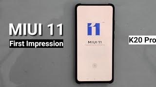 MIUI 11 - First Look  \  miui 11 on Redmi k20 pro