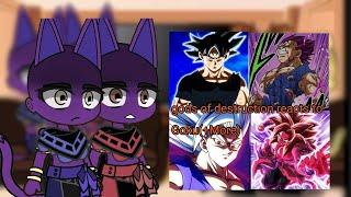 gods of destruction react to Goku(+More)