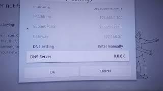 How to Change the DNS on your Samsung Smart TV Running Tizen OS? DNS Settings