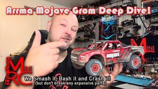 Arrma Mojave Grom Deep Dive, Review and Compare! 1/16th scale bashers!