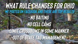 What are the Top Ohio Deer Hunting Rules that need changed