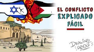 CONFLICTO ISRAEL y PALESTINA | Comprender cómo empezó la guerra | Draw My Life