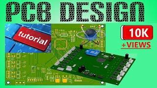 How to Design PCB in Proteus 8 Ares | PCB Design Full Tutorial