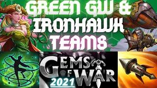 GREEN GUILD WARS TEAM | Gems of War Event Guide 2021 | IRONHAWK TEAMS Soulforge NO TURNS FOR ENEMY