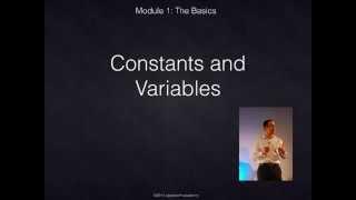 Swift 101 - Constants and Variables - The Complete Guide For Absolute Beginners