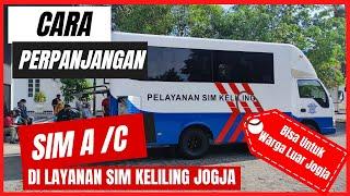 Perpanjangan SIM C / A di Pelayanan SIM Keliling depan Pakualaman Jogja