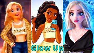 GLOW UPS DISNEY PRINCESSES. Glow Up Elsa, Glow Up Rapunzel  №61