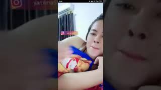 BIGO LIVE SAMBIL MAIN JARI SAMPE BASAH