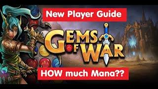 Gems of War New Player Guide 3: Calculating Explode Gems Mana! Beginner tips