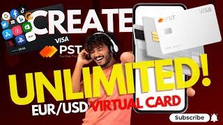 How To Create Virtual Dollar Card - PST Unlimited Virtual Card