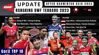 Ranking BWF Terbaru Terbaru Setalah Badminton Asia Championship 2023 ~ Gregoria Berhasil TOP 10