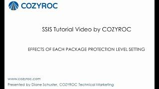 Package protection levels - SSIS tutorial For Beginners by COZYROC