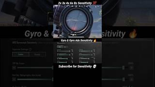  BGMI Scope Setting 2x 3x 4x 6x 8x | New Best Sensitivity Settings | No Recoil #shorts #bgmi #viral