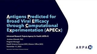 ARPA-H APECx Proposers' Day Presentation