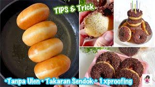 NO KNEAD SOFT N FLUFFY DOUGHNUTS • Ternyata Ini Rahasia Donat Empuk Anti Kempes No Ulen 1x proofing!