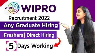 Wipro Recruitment 2022 | Wipro Jobs For Freshers 2022 | Any Graduate | Job Vacancy 2022 | Mnc Jobs