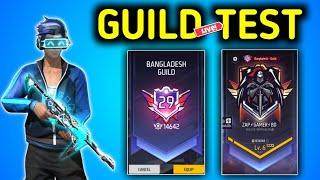 GUILD TEST FREE FIRE BANGLADESH SERVER LIVE  FF LIVE NEPAL, FF BD LIVE