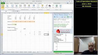 2015-06-01 Lecture 5 Part 3 - Integer and Binary Optimization