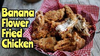 BANANA FLOWER "FRIED CHICKEN" | VEGAN