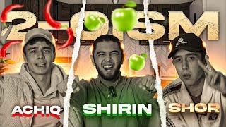Eng Shirin | Sho'r | Achchiq Challenge  Kamol Qahhorov va Azimcik Vines bilan!