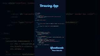 Interactive Drawing App Tutorial: HTML, CSS & JavaScript Explained #coding #webdevproject