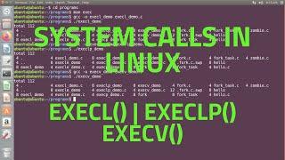 What is a System call | execl | execlp | execv