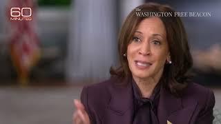 Harris Flustered in Substance-Free 60 Minutes Interview