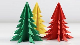 3D Paper Christmas Tree: How to make a 3D Paper Xmas Tree (step by step)