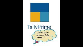 How to create Bank Accounts Ledger in Tally Prime