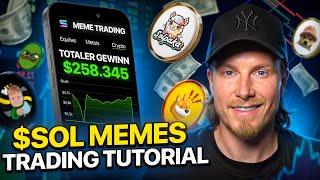 Schritt-für-Schritt Anleitung für MEME TRADING auf Solana (Tutorial)