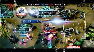 SAVAGE PART 1 BY GLOBAL CANCER WITH 3 MANIAC |MOBILE LEGENDS