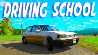 IMPOSSIBLE DRIVING SCHOOL - BeamNG Drive Driving School Campaign ( Crashes and Funny Moments)