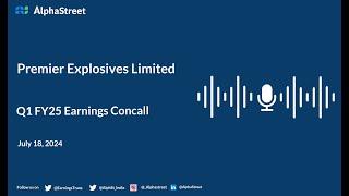 Premier Explosives Limited Q1 FY2024-25 Earnings Conference Call