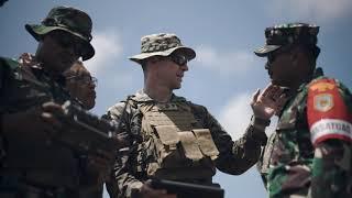 RANGE DAY with U.S. and Indonesian Marines (Mortars and Machine Guns)