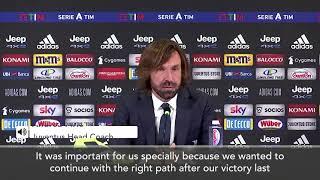 ‘Important win for us’ – Juventus coach Pirlo after beating Sassuolo 3-1 in Serie A意甲 | 尤文图斯v萨索洛 皮尔洛