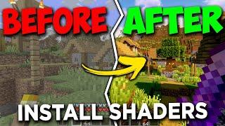 How to Install Minecraft Shaders (2024) | Download & Install Shaders on Miinecraft - PC/Laptop