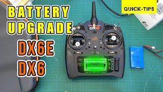 Spektrum DX6 / DX6e Battery Upgrade [Deutsch German]