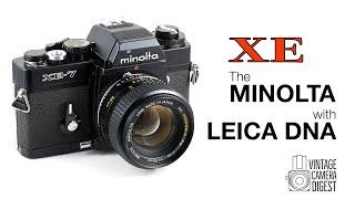 Minolta XE - The Minolta with Leica DNA