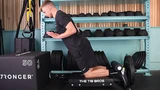 The Tib Bros Nordic Hamstring Bench- Bulletproof your Hamstrings. How to use Nordic Bench