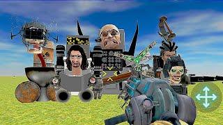 Nextbots in Playground Mod Added New Multiplayer Mod Online Zoo Banban Skibidi Toilet Femily in Gmod