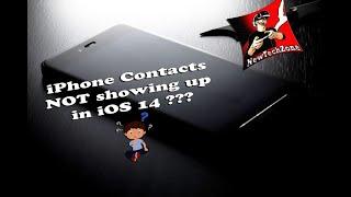 How to fix contacts not showing up on iPhone in iOS 14