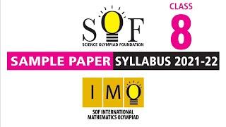 IMO Maths Olympiad Class 8 Sample Paper 2021-22