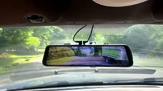 Pelsee P12 Pro 4K Mirror Dash Cam 12'' Rear View Mirror Camera Review