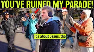 "Christians" Try to Silence Street Preacher at Christmas Parade