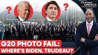 Social Media Explodes After Biden, Trudeau, Meloni Miss G20 Picture | Firstpost America