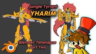 Jungle Tyrant, Yharim - Calamity Mod 3D Model (Part 2)
